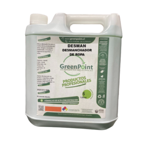 DETERGENTE DESMANCHADOR DE ROPA GREENPOINT DESMAN 5 LT